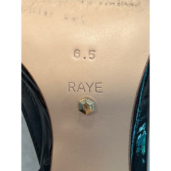 Raye Women’s Strappy‎ Ankle Strap Open Toe Party Block High Heels Size 6.5 Black - Picture 9 of 9